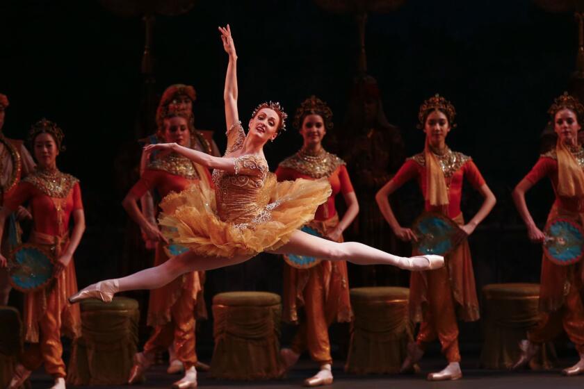 LOS ANGELES, CALIF. - JULY 14: Gillian Murphy as "Gamzatti," and the American Ballet Theatre performs "La Bayadere" at the Music Center's Dorothy Chandler Pavillion on Saturday, July 14, 2018 in Los Angeles, Calif. (Kent Nishimura / Los Angeles Times)