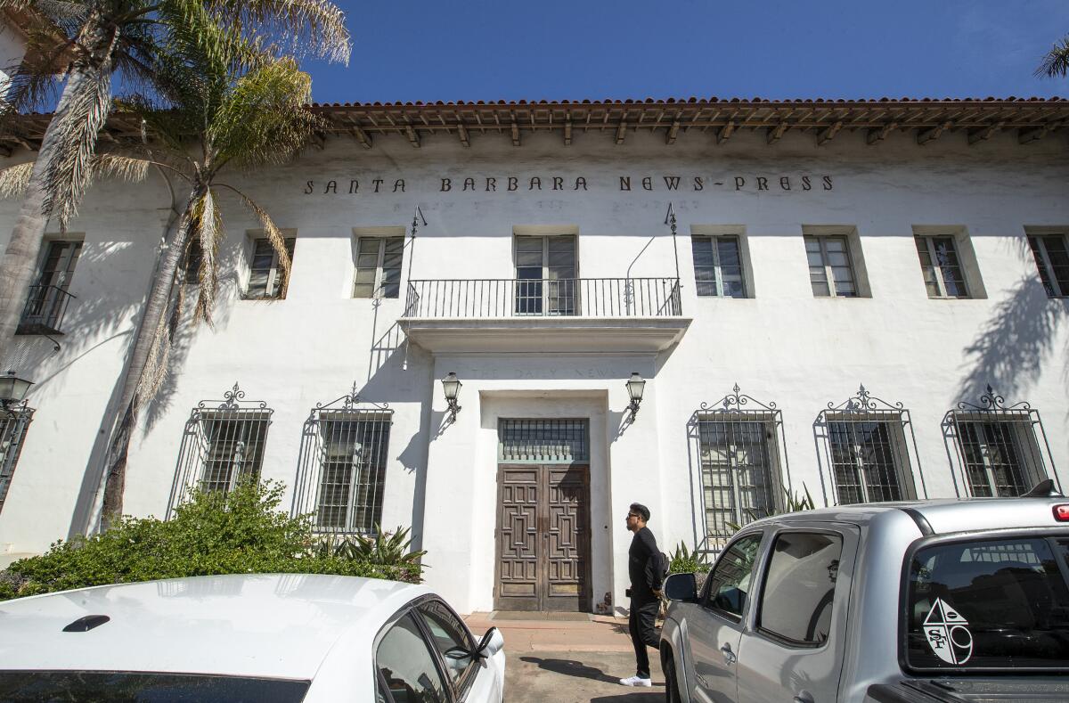 The Santa Barbara News-Press operated for more than a century in this graceful Spanish-style building. 