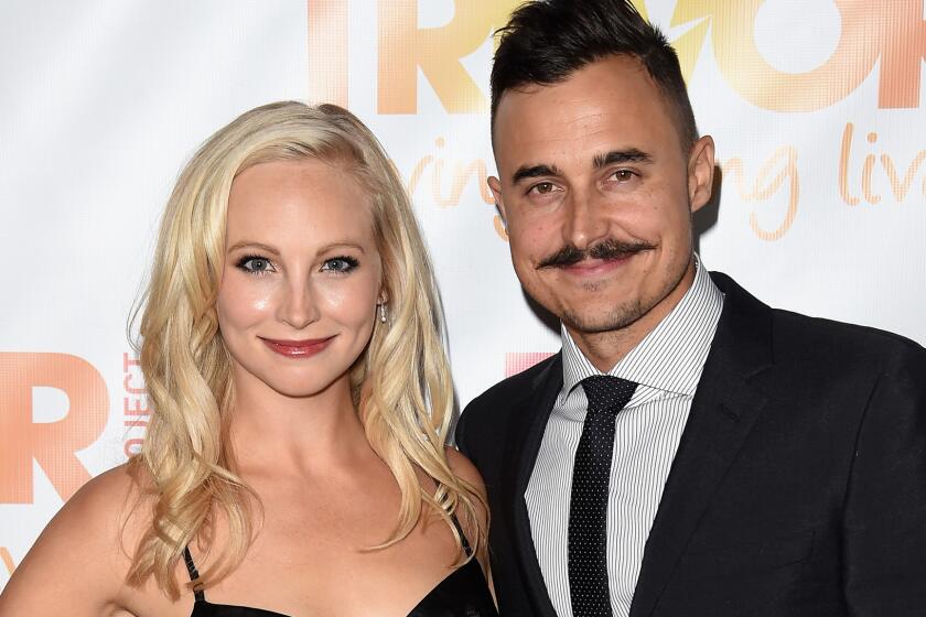 Actress Candice Accola is expecting her first child with husband Joe King of the Fray.