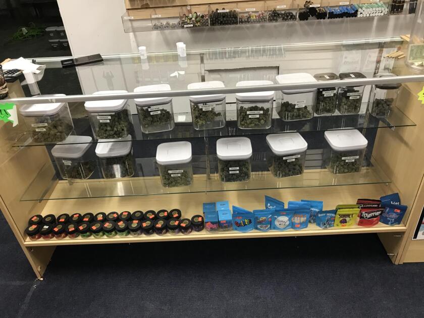 Sheriff's deputies raided an unlicensed cannabis dispensary called The Green Room in Spring Valley twice in four days.