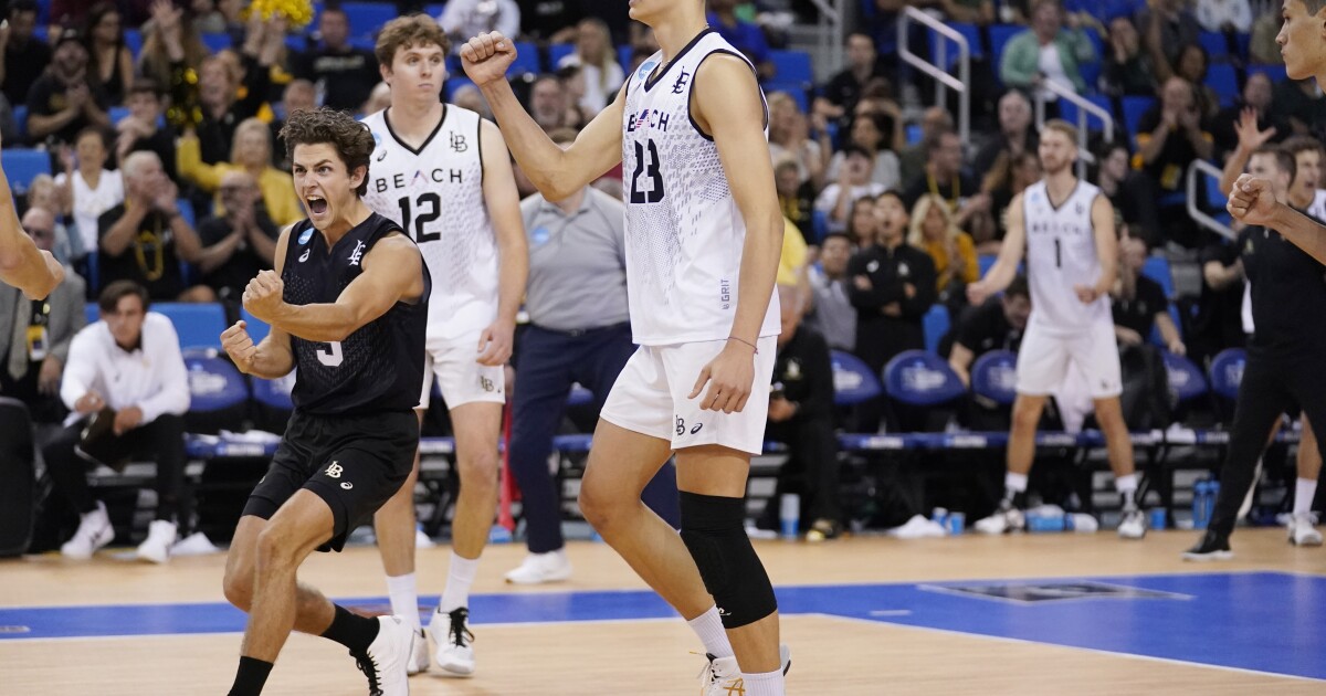 Alex Nikolov leads Long Beach State over UCLA to advance to NCAA championship