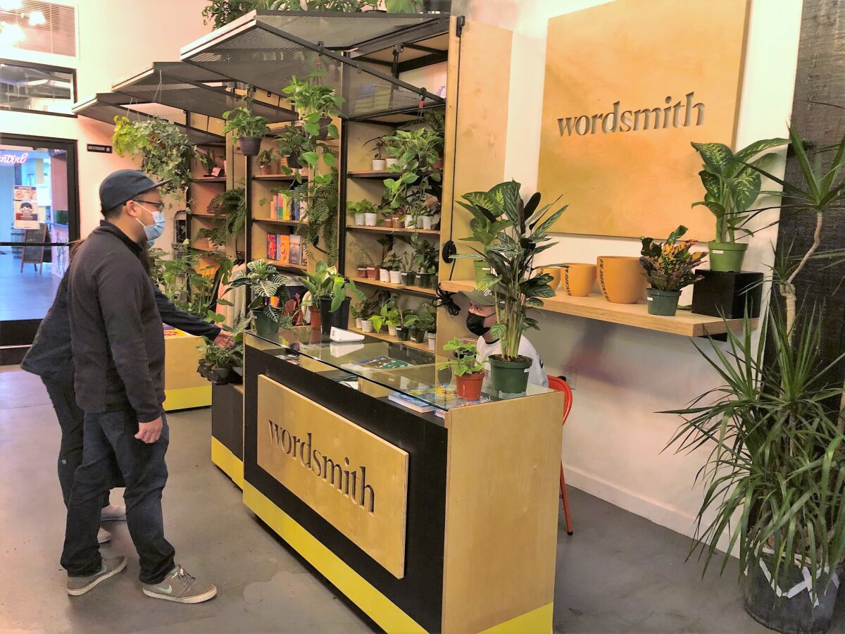 Wordsmith Bookstore in Market on 8th food hall and public market in National City 