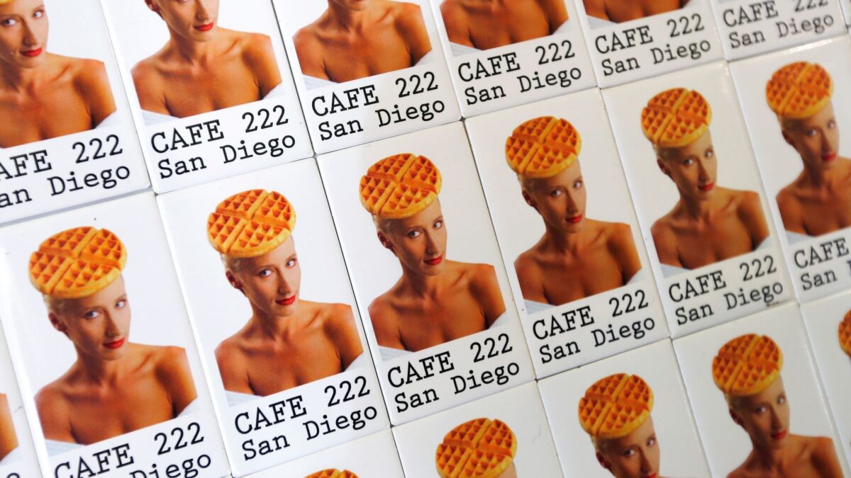 For more than 25 years, Terryl Gavre's Cafe 222 has served up breakfast with a side of cheeky humor. Gavre's waffle hat is an iconic symbol of this restaurant icon.