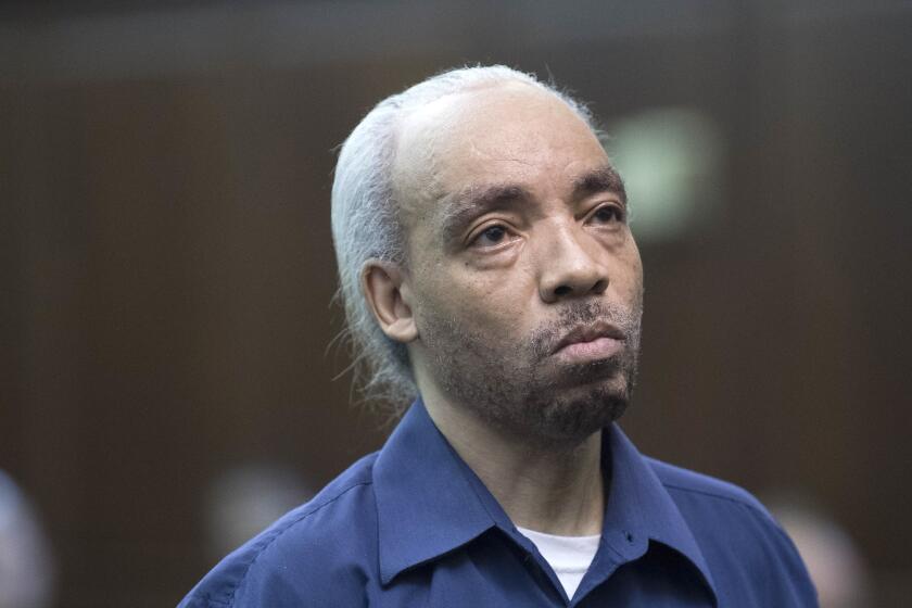 FILE - Rapper Kidd Creole, whose real name is Nathaniel Glover, is arraigned in New York Thursday, Aug. 3, 2017, after he was arrested on a murder charge. A Manhattan jury on Wednesday, April 6, 2022 found rapper Kidd Creole guilty of manslaughter in connection with the 2017 fatal stabbing of a homeless man on the street. (Steven Hirsch/New York Post via AP, Pool, File)