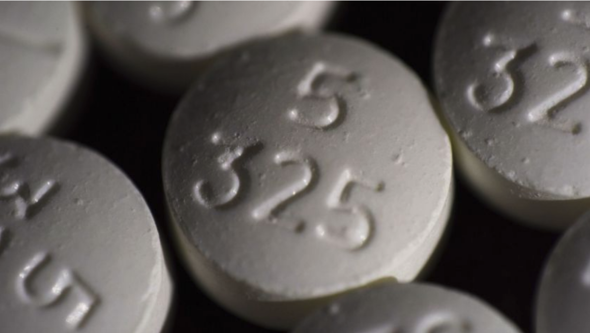 Tabletas de oxicodona-acetaminofeno, un opioide ampliamente utilizado (y abusado).