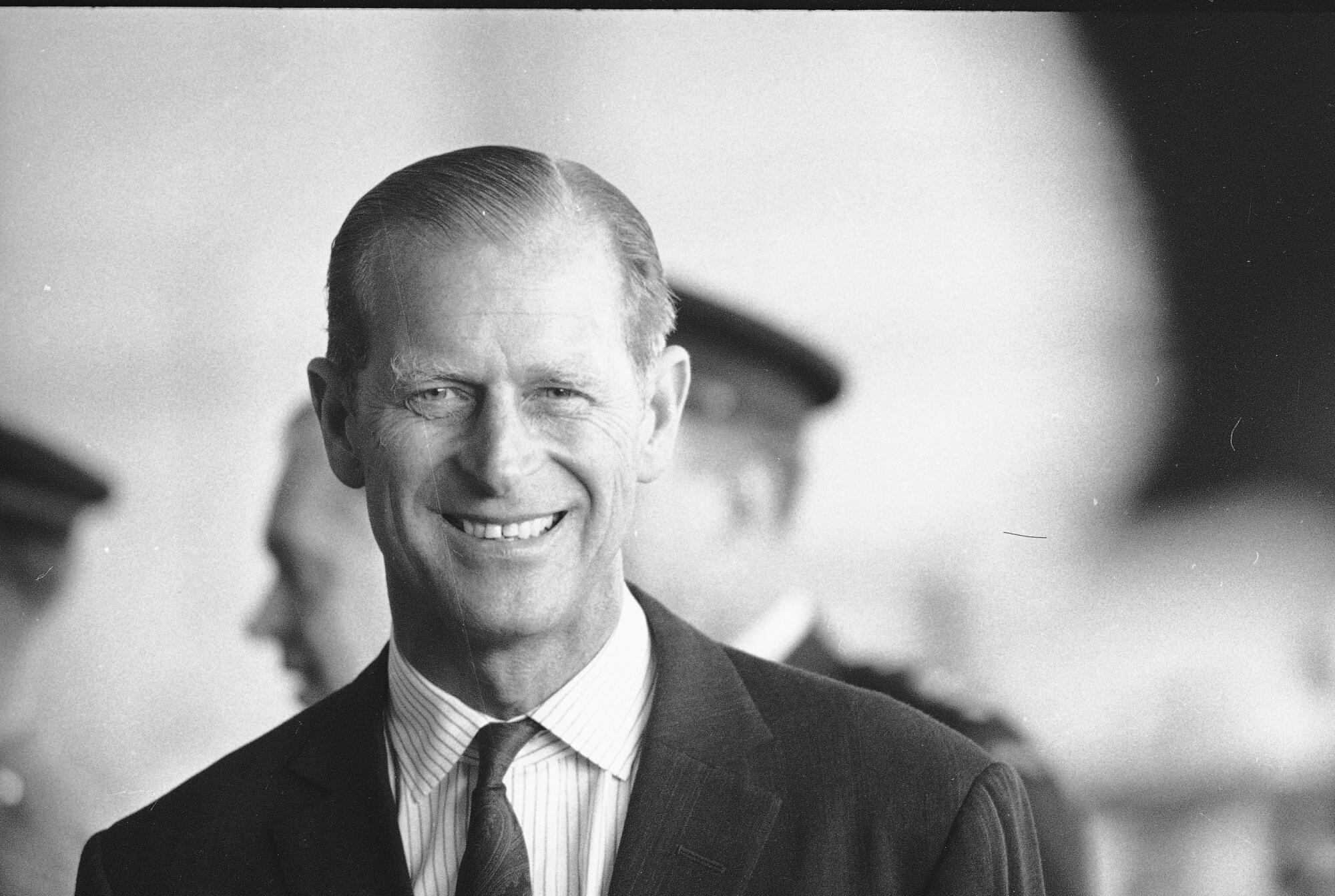 A 1967 portrait of a smiling Prince Philip