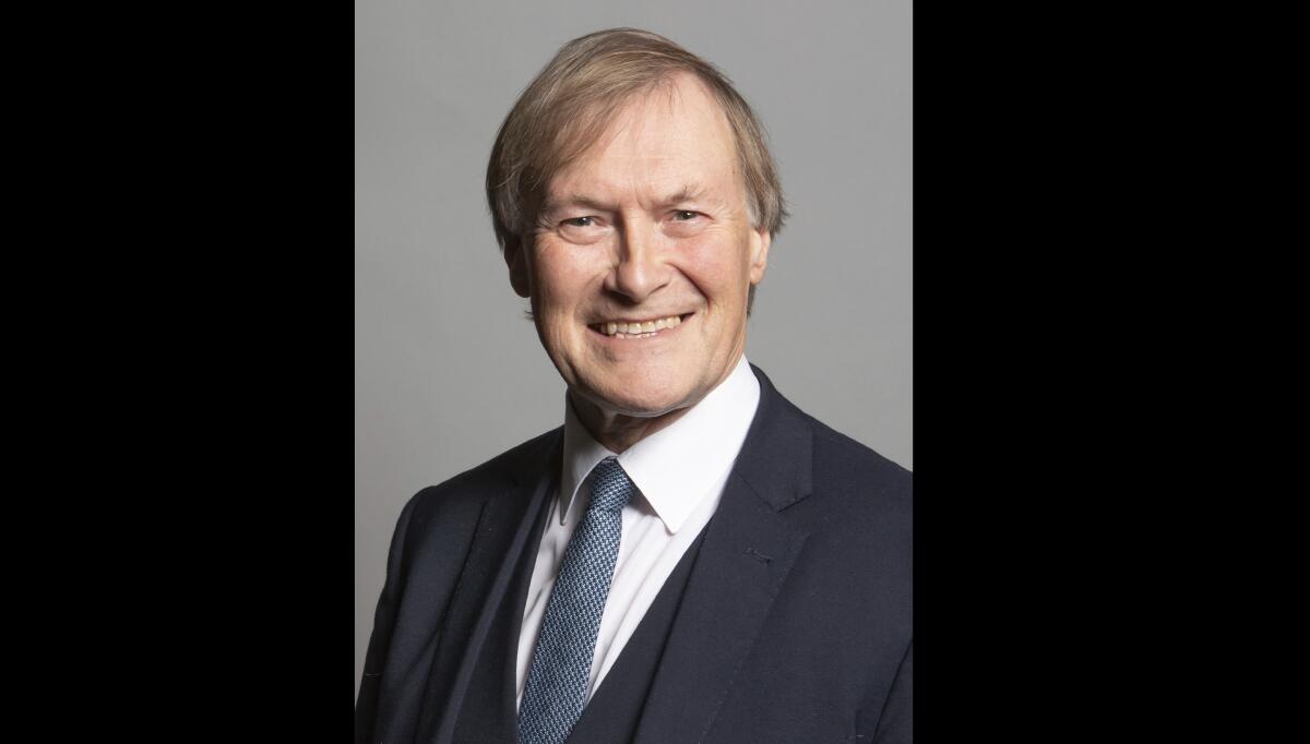 British lawmaker David Amess