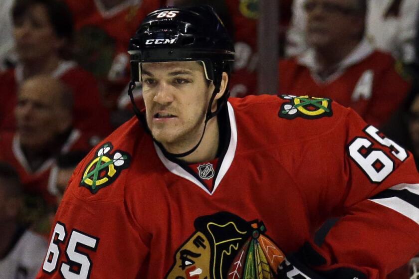 Chicago's Andrew Shaw is being investigated by the NHL for possibly yelling an anti-gay slur during Tuesday night's game.