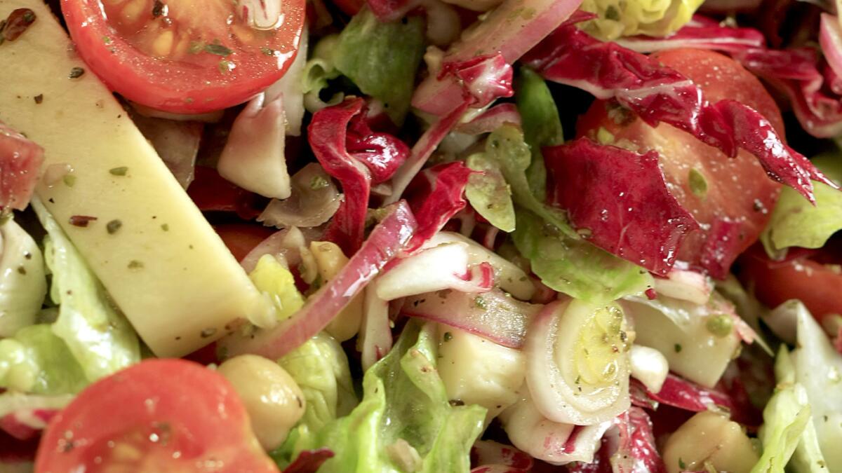 Salad recipe: Nancy Silverton's Little Gems with Herb Croutons and Bacon  Vinaigrette