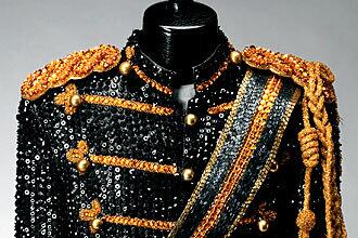 A jacket worn by Michael Jackson.