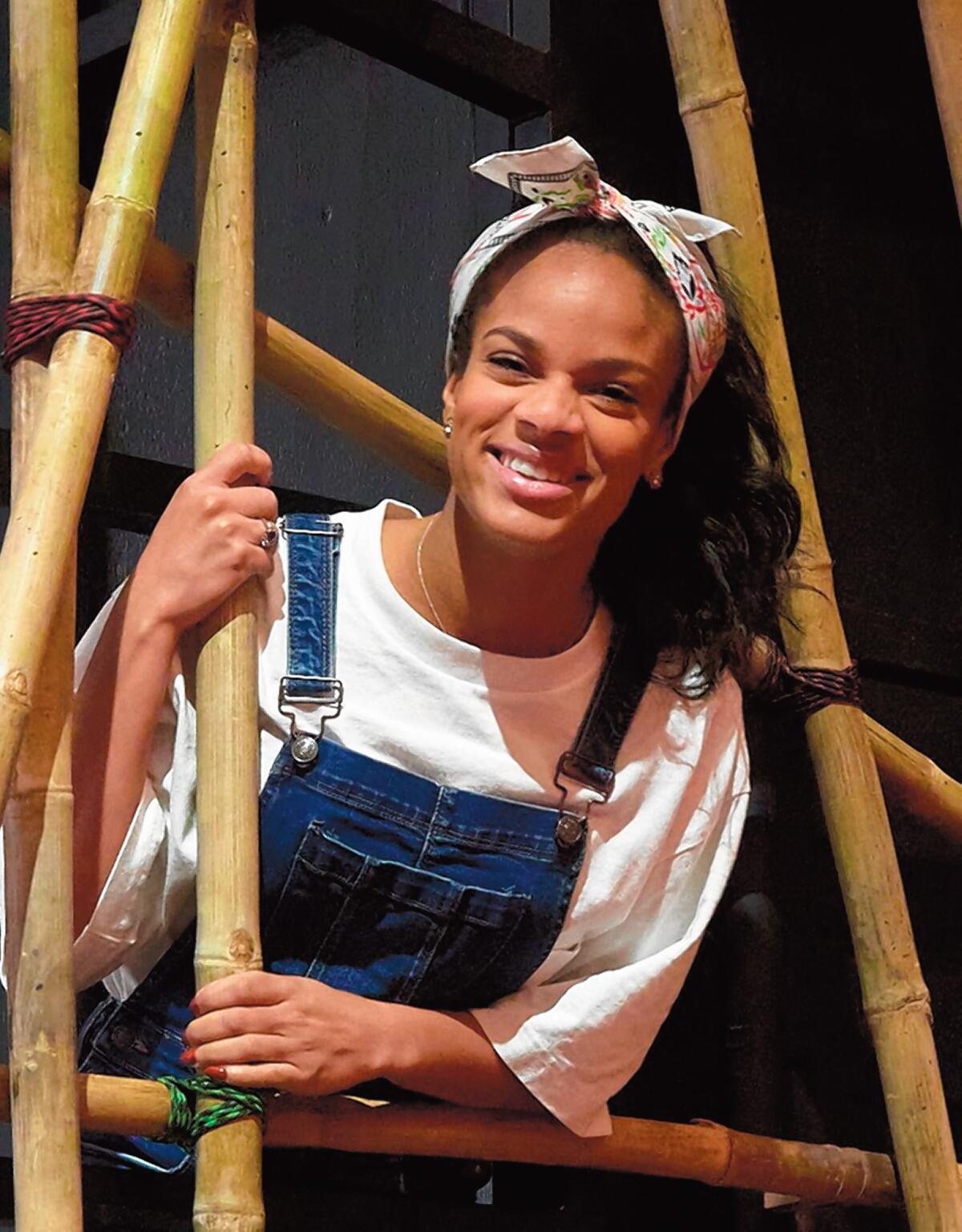 Storm Lever, in rehearsal for 'Fly,' plays the character of Wendy. 'Fly' performs Feb. 18-March 29, 2020 at La Jolla Playhouse’s Mandell Weiss Theatre, 2910 La Jolla Village Drive, on the UC San Diego campus. Tickets: From $25. (858) 550-1010. lajollaplayhouse.org