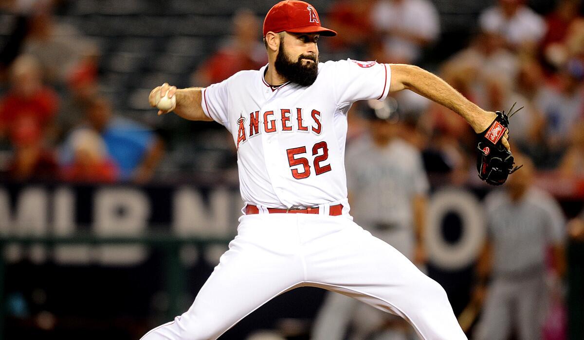 Angels pitcher Matt Shoemaker went 16-4 with a 3.04 earned-run average this season.