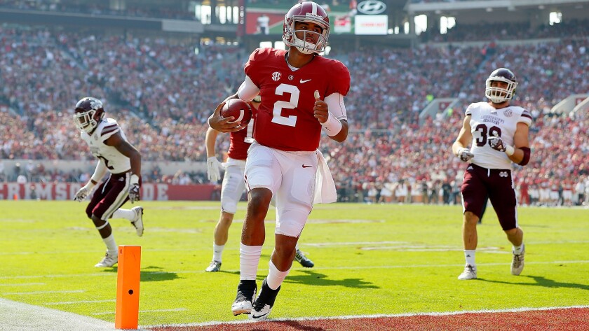 College Football Will Jalen Hurts Give Oklahoma A Heisman