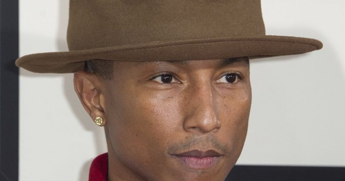 Grammys 2014 Pharrell steals the show in Vivienne Westwood hat Los