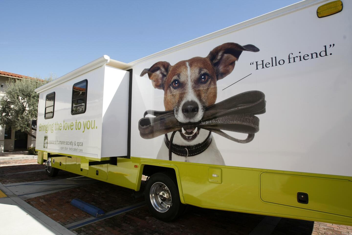 Photo Gallery: Pasadena Humane Society & SPCA unveils brand new Wiggle Waggle Wagon