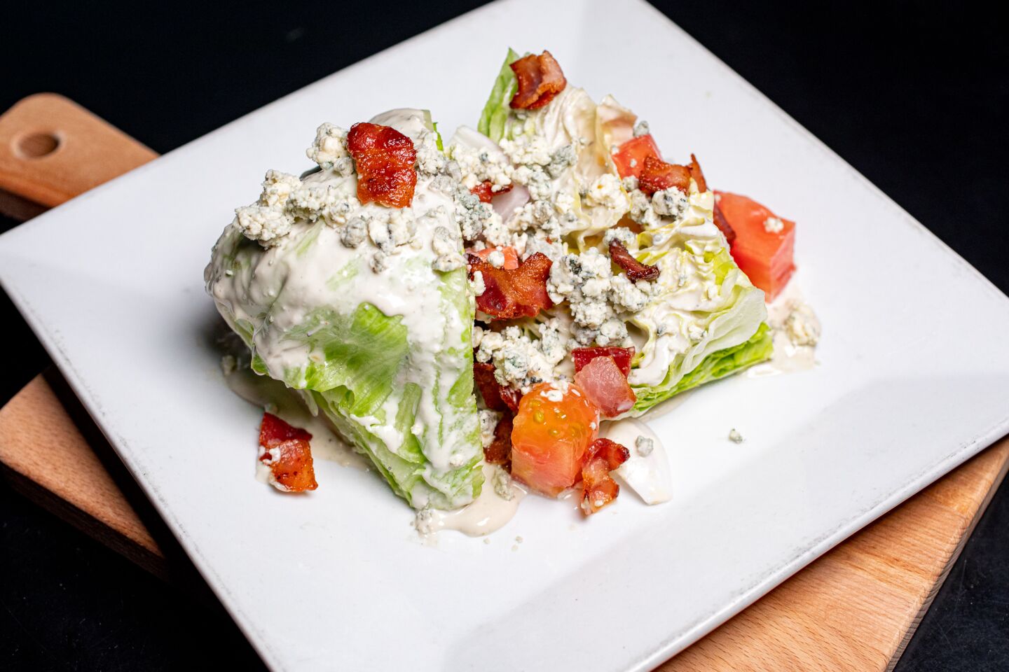 The wedge salad from the Riviera Supper Club and Turquoise Room.