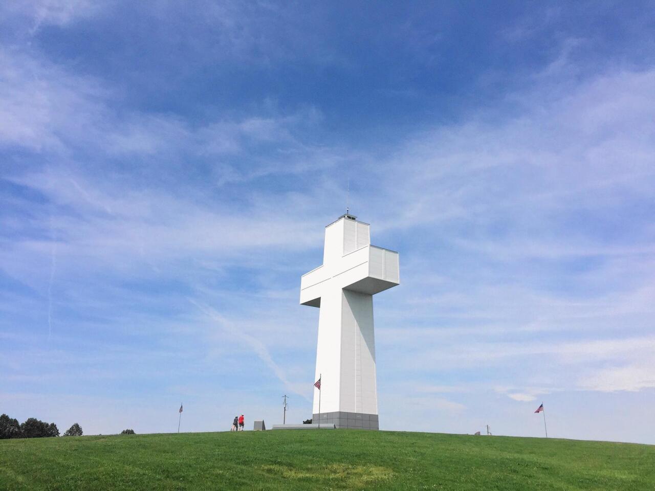 Bald Knob Cross in Alto Pass is a prime spot to watch the total solar eclipse roll in. Tickets for a spot by the cross cost $50 to $250 a person.