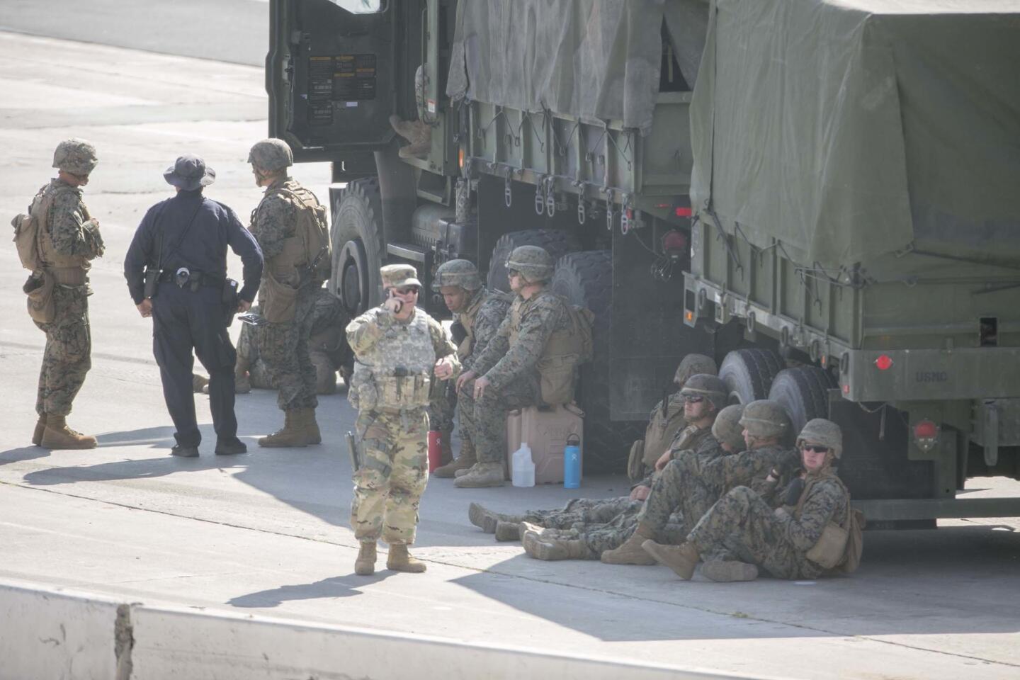 Militares en la frontera