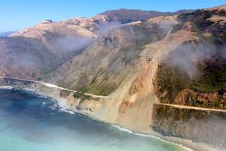 Regent’s Slide on Highway 1 is shown on this undated photo from CalTrans.