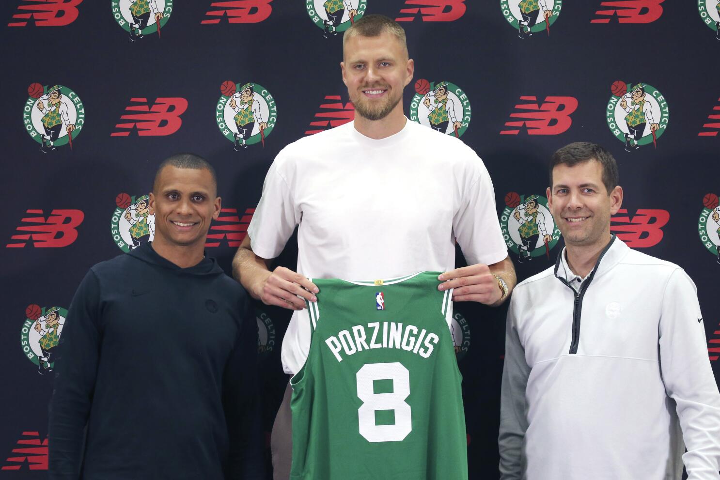 Porzingis excited to join a talented Celtics roster