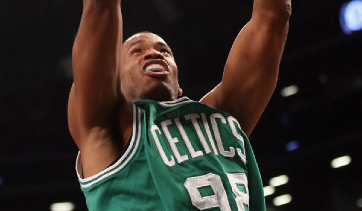 Jason Collins averaged 10.3 minutes, 1.2 points and 1.6 rebounds in 32 games with the Boston Celtics this season.