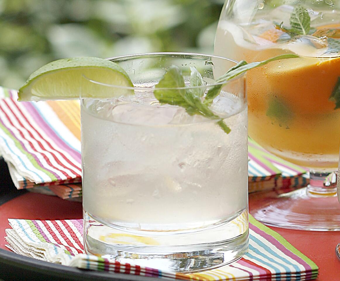 Use sweet basil for thaipirinha to lend a just-picked, sweet-and-savory flavor; mint works too.