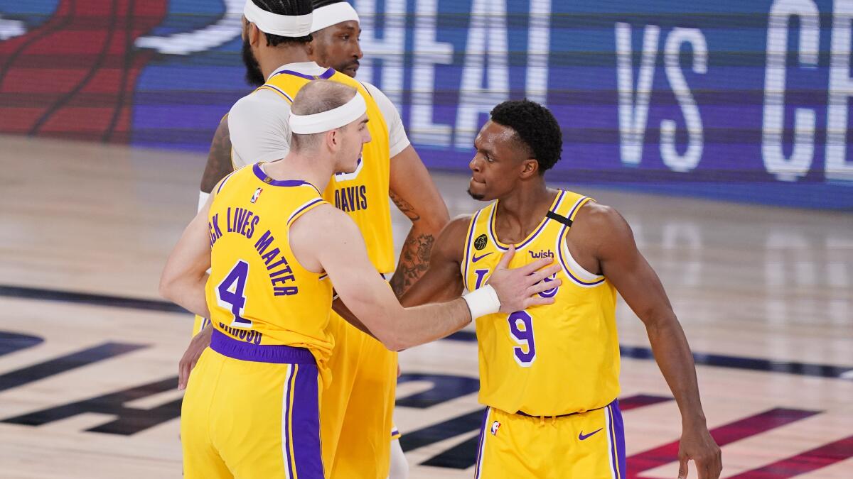 Rajon Rondo was on his game in Lakers' defeat of Thunder - Los Angeles Times