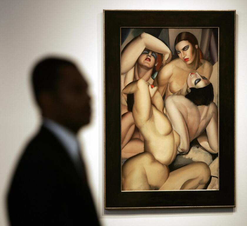 Tamara de Lempicka's "Groupe de quatre nus" 