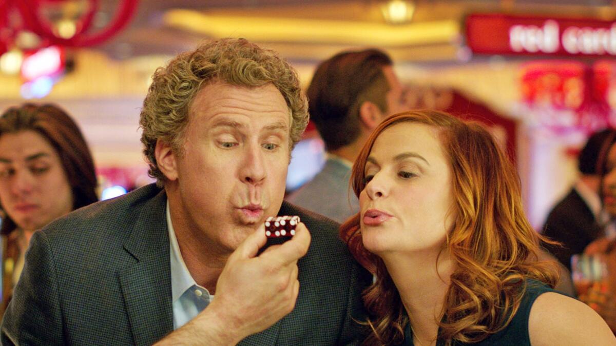 Will Ferrell as Scott Johansen and Amy Poehler as Kate Johansen in the New Line Cinema and Village Roadshow Pictures comedy "The House." (New Line Cinemas / Warner Bros. Pictures)