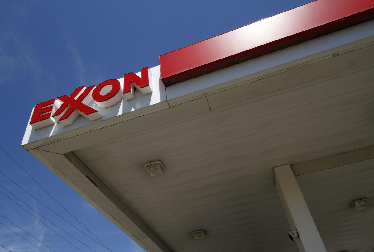 Exxon profits rose 3% in the third quarter.