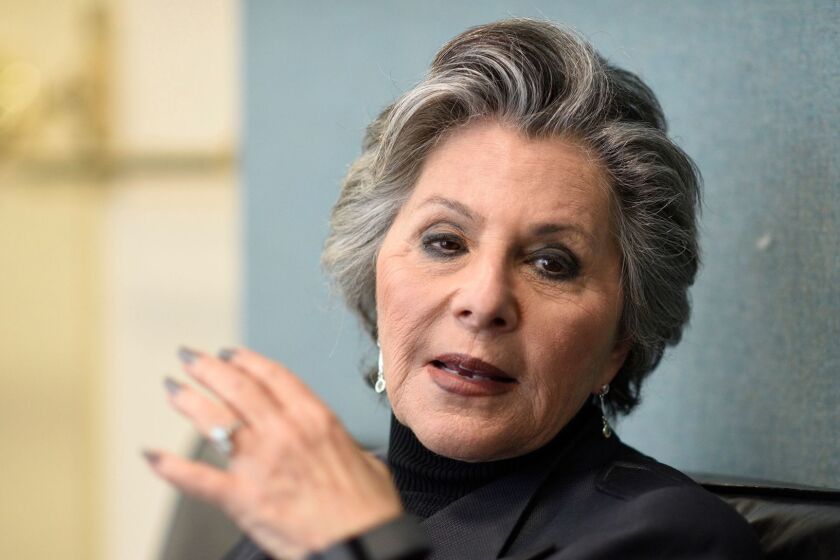 MARCH 10, 2017 CA BERKELEY, CA Former California Senator Barbara Boxer speaks during an interview before a speech at UC Berkeley. Photo by David Butow/for the Times