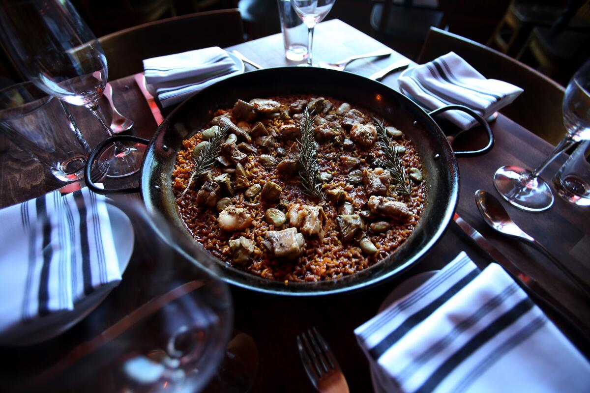 Perfecto Rocher's paella verda. Get the recipe.