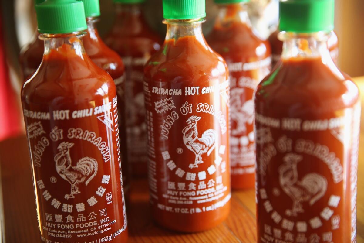 A state representative from Texas has invited Huy Fong Foods, makers of a popular Sriracha sauce, to move its operations to the state.