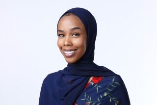 Huda Ahmed is a student at UC San Diego and the recipient of this year's Malala Yousafzai Youth Leadership Award, granted by the non-profit Youth Will, shown here on August 14, 2019.