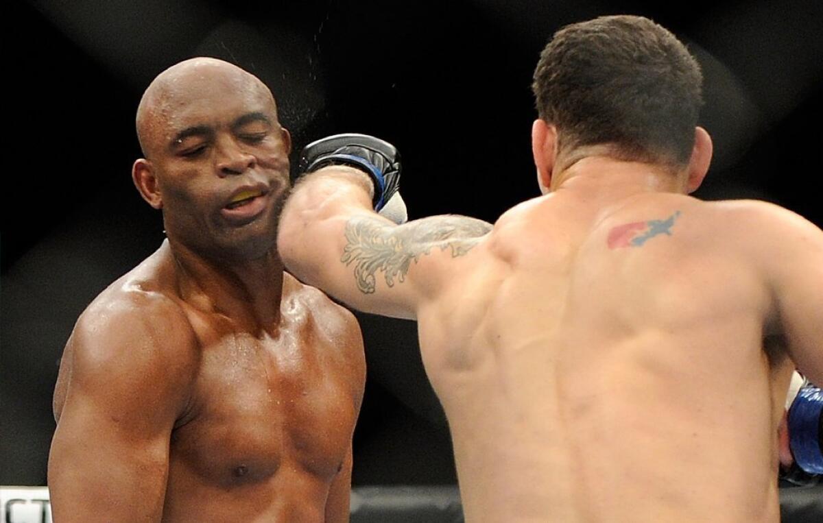 The rematch between Anderson Silva, left, and Chris Weidman could be one of the biggest fights in pay-per-view history.