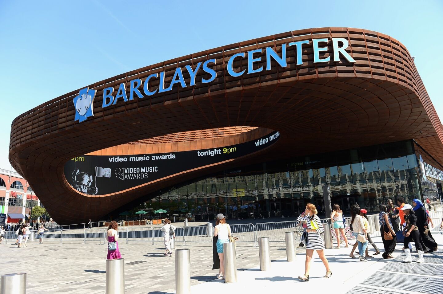The Barclays Center in Brooklyn plays host to the MTV Video Music Awards.