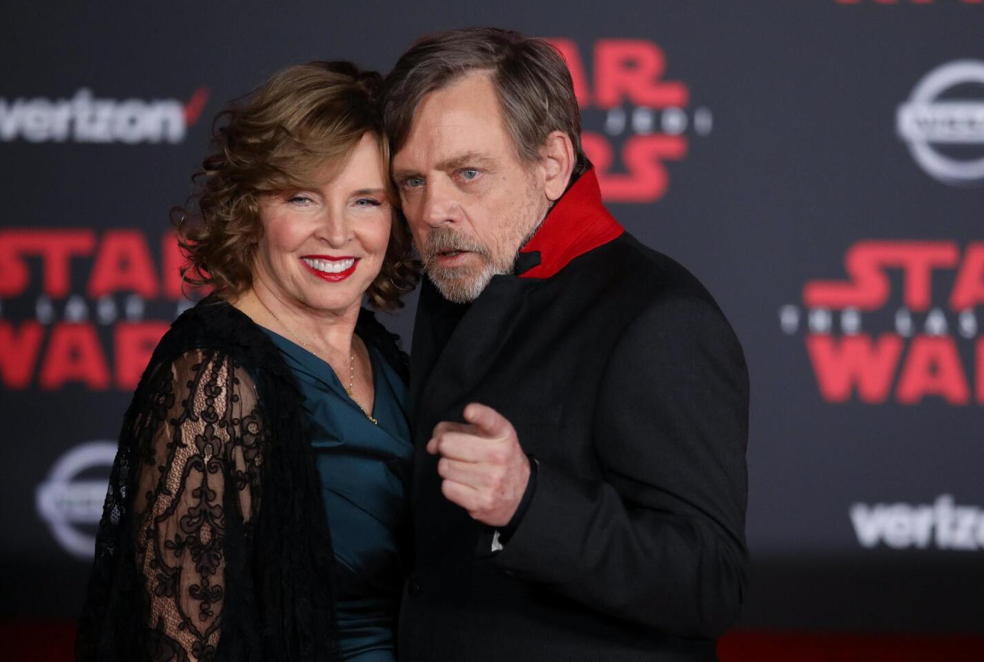 Star Wars: The Last Jedi world premiere red carpet in Los Angeles