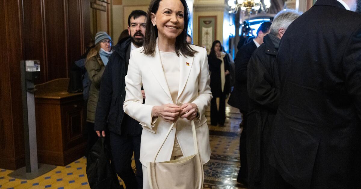 Machado dijo que ‘entregó’ el Premio Nobel de la Paz a Trump