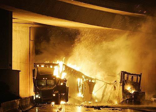 Interstate 5 inferno