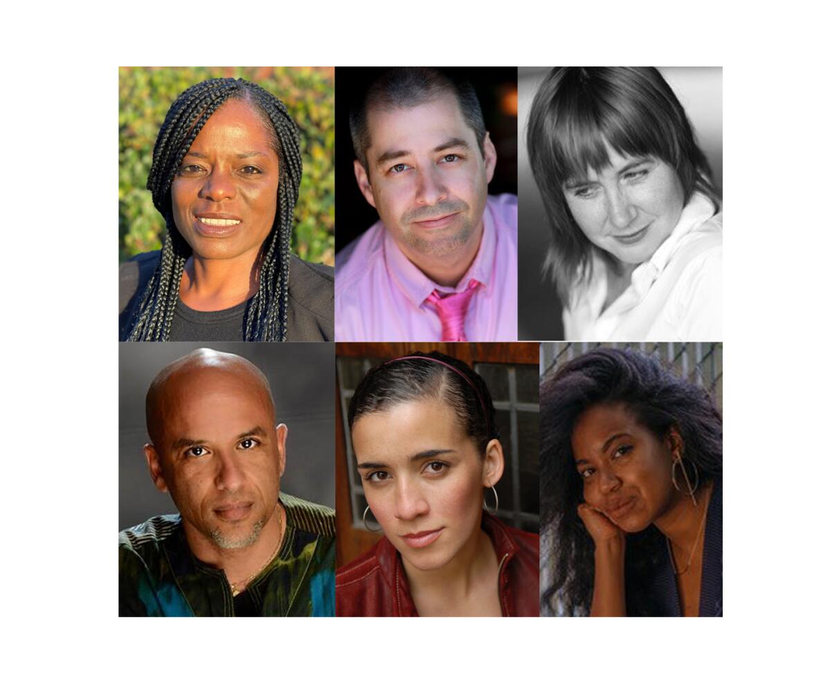 The six artists participating in The Old Globe's "What is Theatre Now?" initiative 