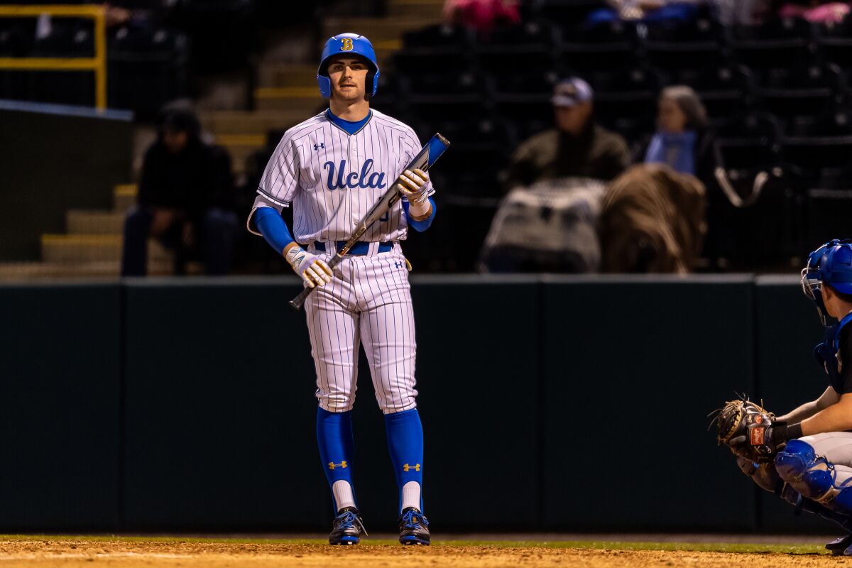 UCLA baseball player Garrett Mitchell was selected 20th overall by the Milwaukee Brewers in the MLB Draft.