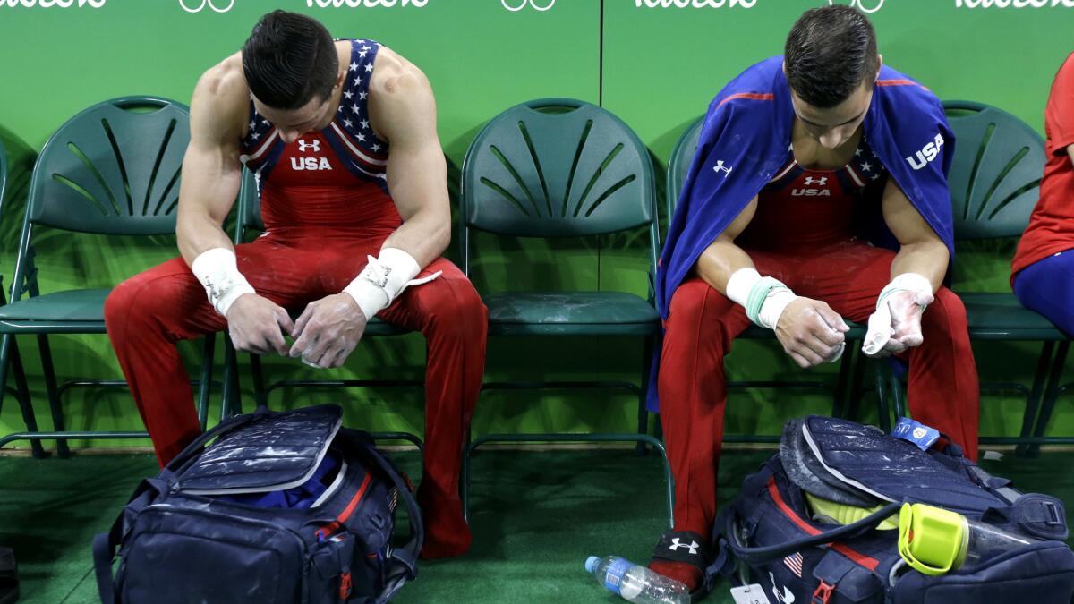 The U.S. men gymnasts have a Herculean effort ahead of them if they want to approach the medal haul of the American women.