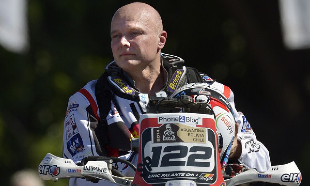 Motorcycle rider Eric Palante, 50, was taking part in his 11th Dakar Rally in Argentina.