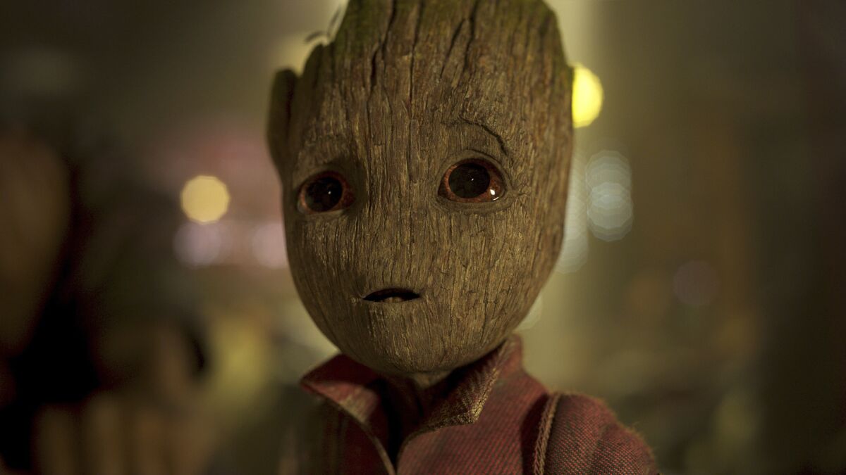 Baby Groot, voiced by Vin Diesel, in "Guardians of the Galaxy Vol. 2." (Disney-Marvel via AP)