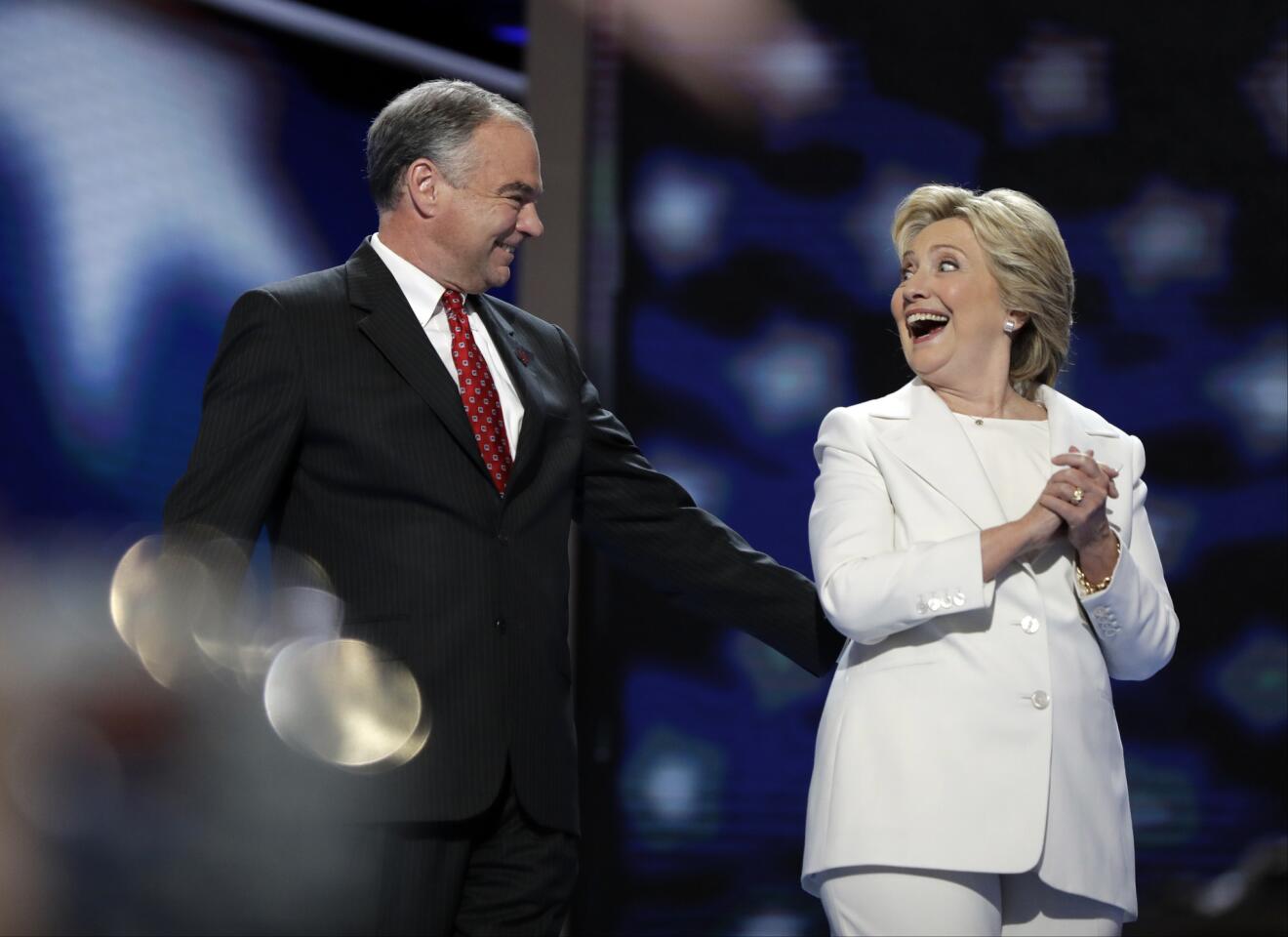 Hillary Clinton, Tim Kaine