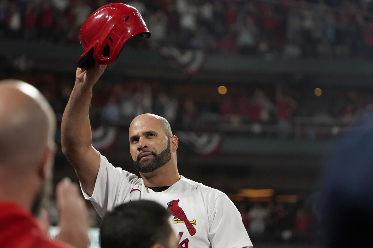 Pujols hits 701st homer, Flaherty pitches Cards past Pirates - The