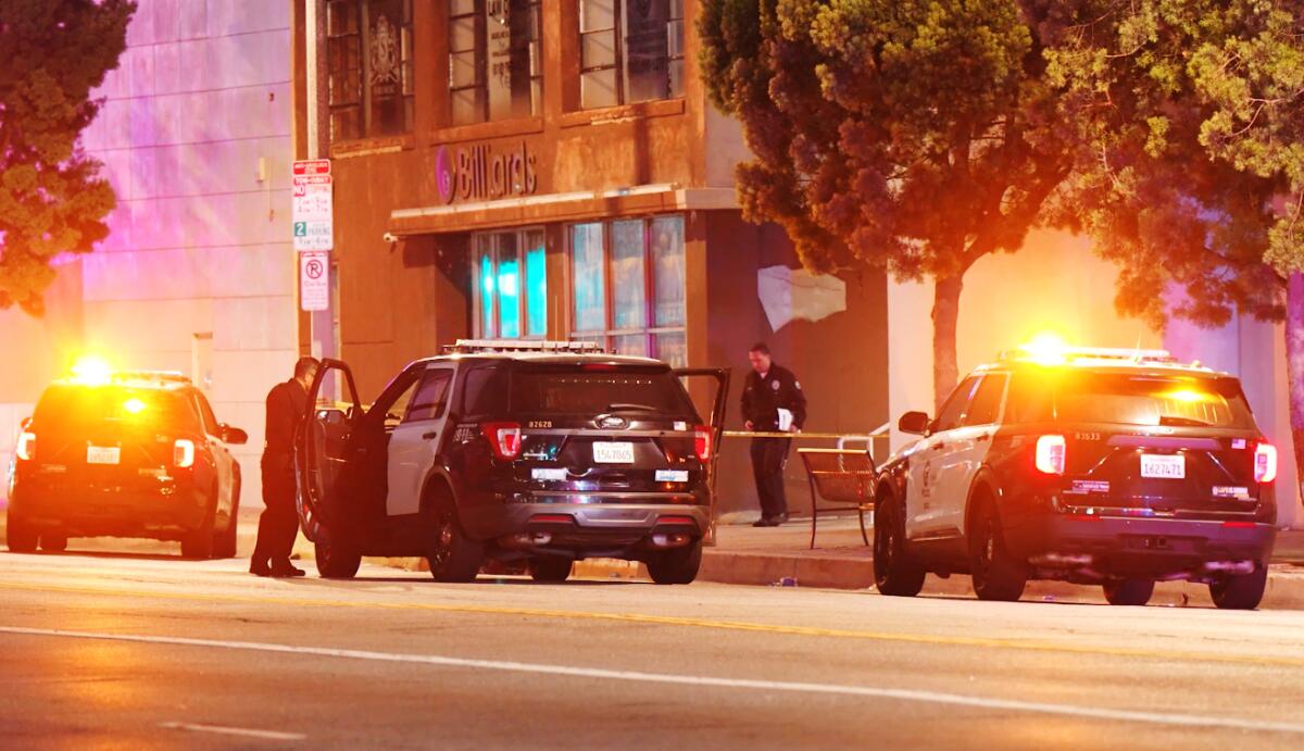 LAPD officer involved shooting took place in North Hollywood Monday.