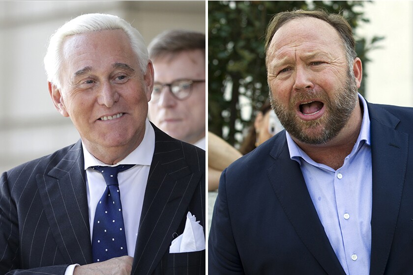 Roger Stone and Alex Jones.
