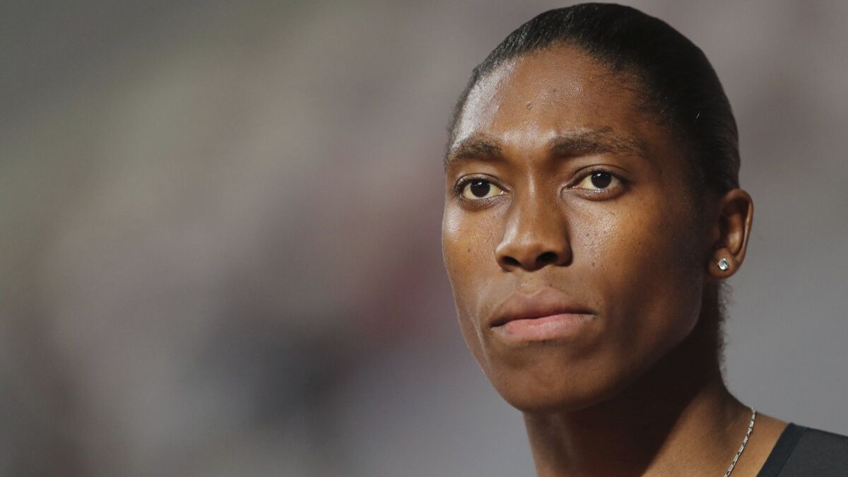 South Africa's Caster Semenya filed an appeal of a ruling that upheld a policy that would prevent her from racing unless she medically lowers her natural testosterone levels.