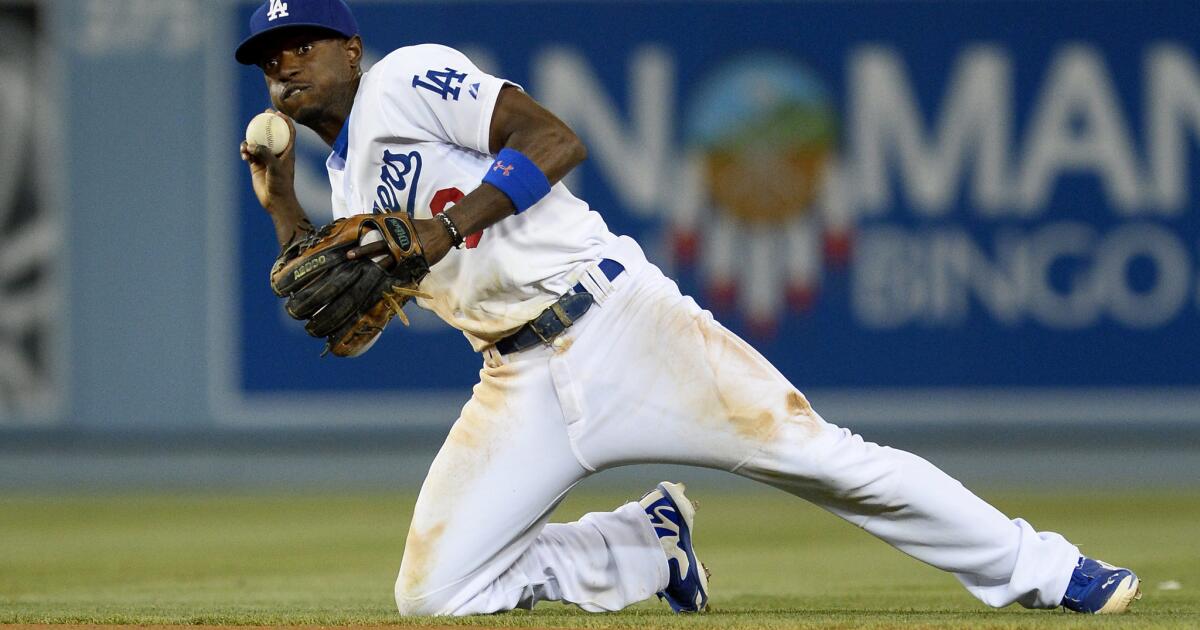 File:Dee Gordon, Los Angeles Dodgers 0, St. Louis Cardinals 0